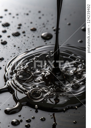 Mysterious black water, an invitation to the unknown 124239402