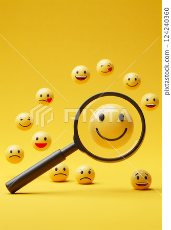 Positive Search! Focus on the emotion of a smile 124240360
