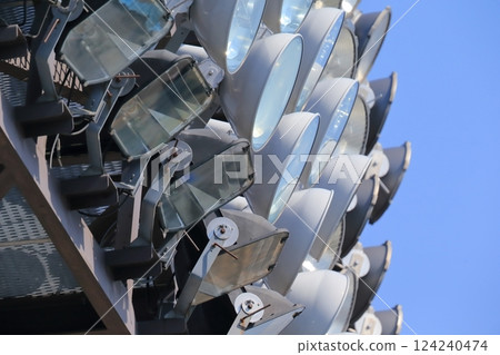 體育場照明設施影像 124240474