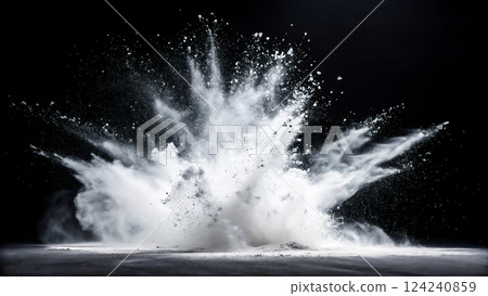 動態白色粉末爆炸 動態白色粉末爆炸 124240859