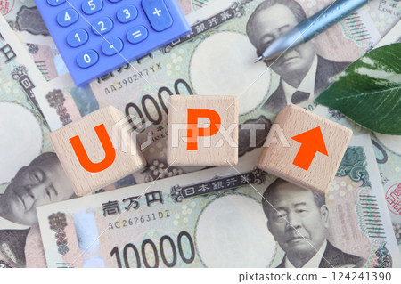 10,000 yen note and UP 124241390
