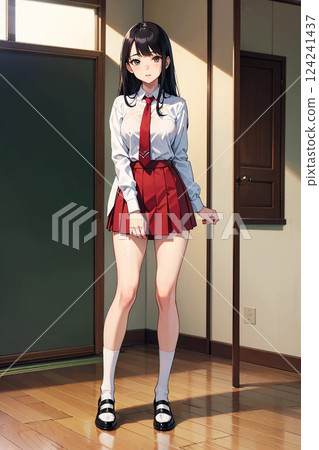 School girls in the classroom School girls in the classroom 124241437