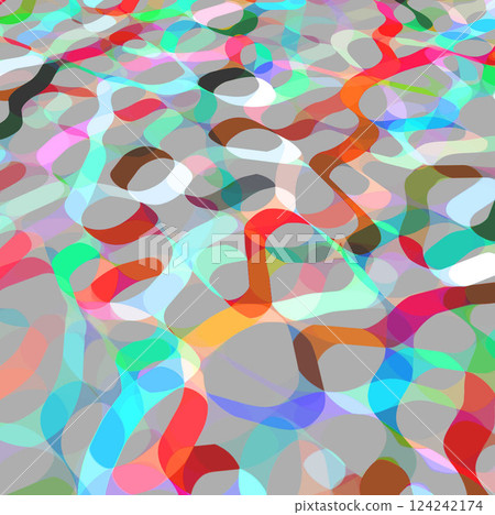 Colorful tape, water, wind, ripples, flowing image Colorful tape, water, wind, ripples, flowing image 124242174
