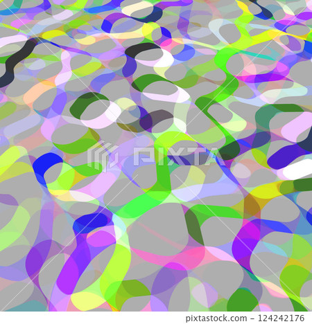 Colorful tape, water, wind, ripples, flowing image Colorful tape, water, wind, ripples, flowing image 124242176