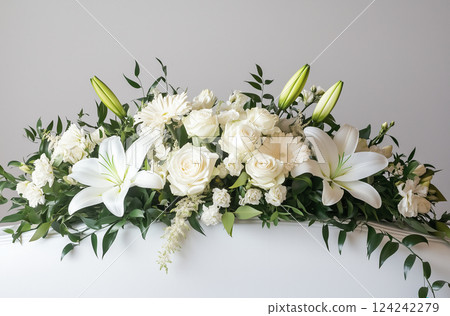 Flower arrangements for funerals 124242279