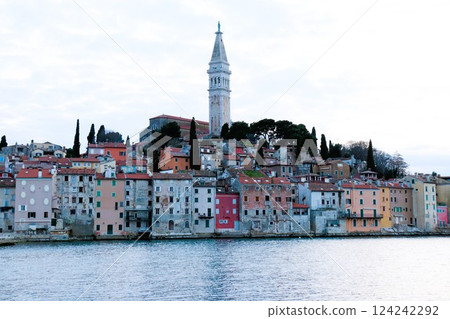 Rovinj townscape, Istria, Croatia, Europe 124242292