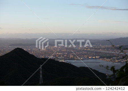 Okayama city area from Mt. Kinko 124242412