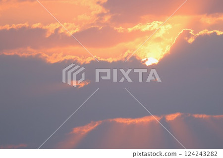 Sunrise at Kawarago Beach, mid-March, Ibaraki Prefecture Sunrise at Kawarago Beach, mid-March, Ibaraki Prefecture 124243282