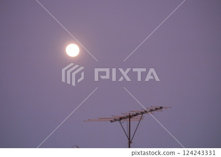 That figure standing tall facing the full moon. Oh TV antenna, show us something great today. That figure standing tall facing the full moon. Oh TV antenna, show us something great today. 124243331