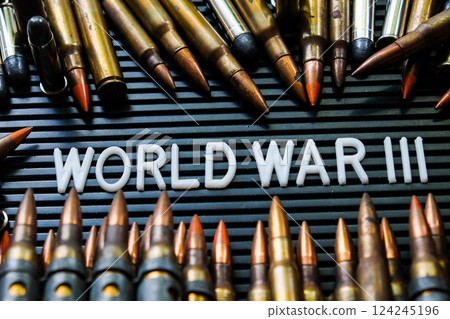 Concept image of World War III  124245196