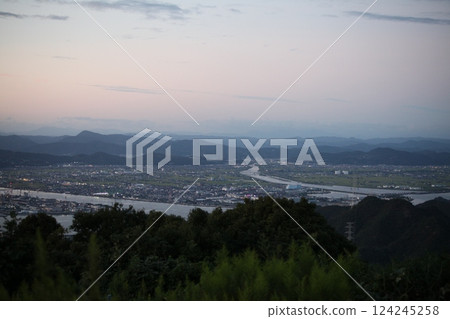 Okayama city area from Mt. Kinko Okayama city area from Mt. Kinko 124245258