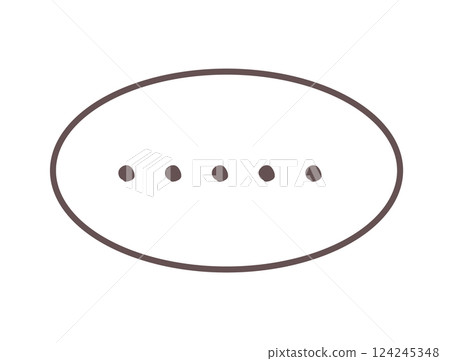 Simple oval silent frame (horizontal) 124245348
