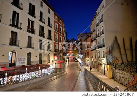 Walking around Madrid, Spain 124245907