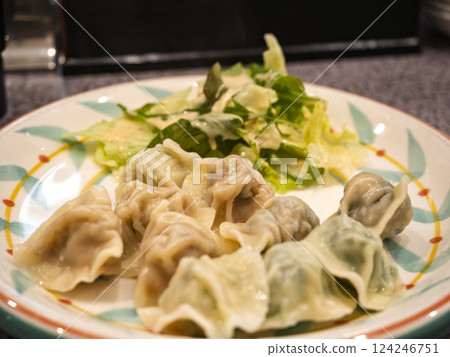 Delicious water dumplings 124246751