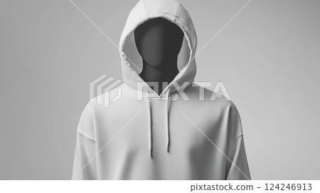 Plain Hoodie Mockup on Mannequin for High-Resolution E-commerce Display 124246913