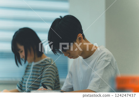 high school student, pupil, pupils 124247437