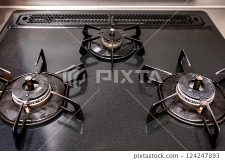 Dirty stoves reveal the reality of everyday life and the hassle of housework Dirty stoves reveal the reality of everyday life and the hassle of housework 124247893
