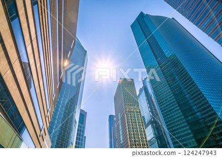 Tokyo cityscape in Japan sparkles like spring is in full swing... Overlooking the Shiodome business district, etc. - March 21st Tokyo cityscape in Japan sparkles like spring is in full swing... Overlooking the Shiodome business district, etc. - March 21st 124247943