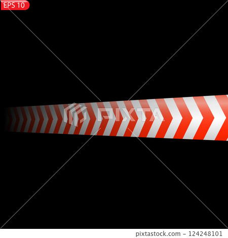 Black and color caution lines isolated Black and color caution lines isolated 124248101
