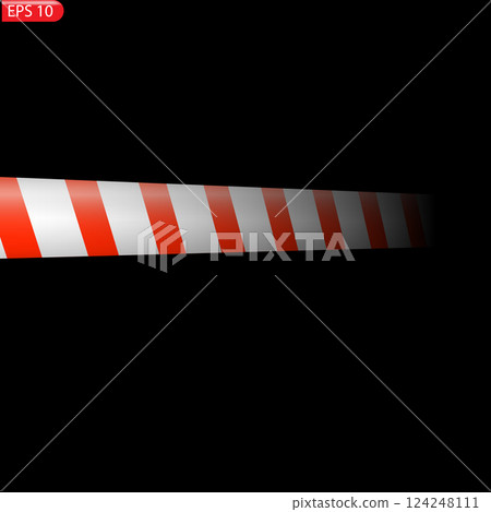 Black and color caution lines isolated Black and color caution lines isolated 124248111
