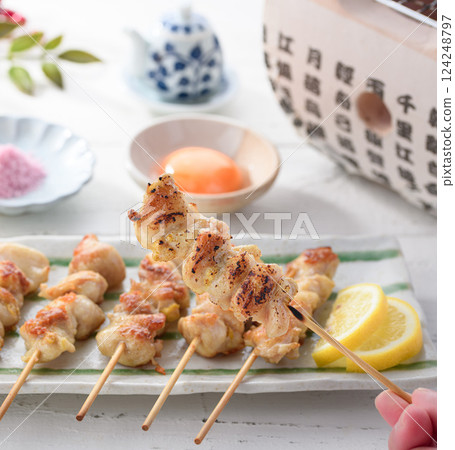 Yakitori (Tonjiri) Salt Flavor Yakitori (Tonjiri) Salt Flavor 124248797