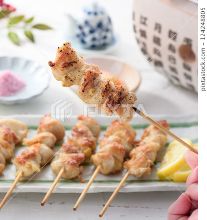 Yakitori (Tonjiri) Salt Flavor 124248805