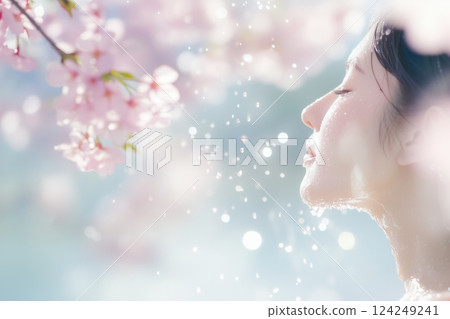 Moisturizing and skin care for a radiant spring Moisturizing and skin care for a radiant spring 124249241