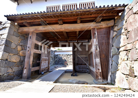 Fukuoka Castle Ruins, Shimonohashi-gomon Gate, Chuo-ku, Fukuoka City Fukuoka Castle Ruins, Shimonohashi-gomon Gate, Chuo-ku, Fukuoka City 124249424