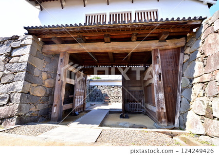 Fukuoka Castle Ruins, Shimonohashi-gomon Gate, Chuo-ku, Fukuoka City Fukuoka Castle Ruins, Shimonohashi-gomon Gate, Chuo-ku, Fukuoka City 124249426