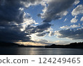 A view of Oshima, Imabari City, Ehime Prefecture, Seto Inland Sea, Shikoku, Japan. The island was the home base of the Noshima Murakami clan of the Murakami pirates. 124249465