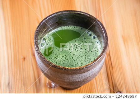 Matcha latte green tea Latee Matcha latte green tea Latee 124249687