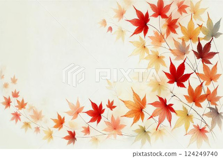 秋葉,楓葉,秋天的景象 秋葉,楓葉,秋天的景象 124249740