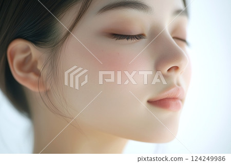 美麗肌膚的女人/抗老“AI生成的圖像” 124249986