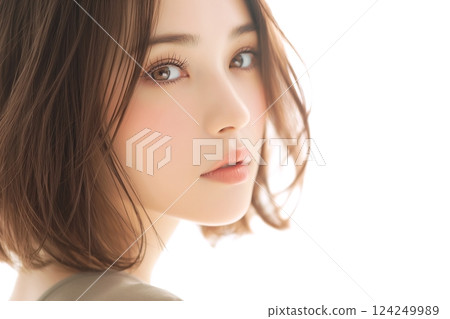 美麗肌膚的女人/抗老“AI生成的圖像” 124249989