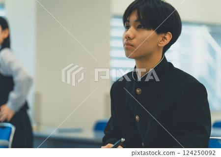 high school student, male, pupil 124250092