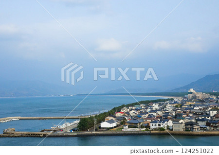 View of the Matsuura River and downtown Karatsu from Karatsu Castle View of the Matsuura River and downtown Karatsu from Karatsu Castle 124251022