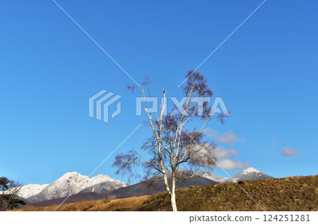 Yatsugatake mountain in winter Yatsugatake mountain in winter 124251281