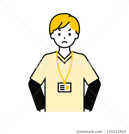 Upper body pose_simple caregiver male 15 124251464