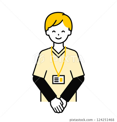 上半身pose_簡單看護人男19 124251468