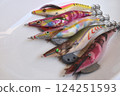 Choose the color of your squid jig 124251593