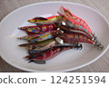It is best to find your favorite color of squid jig. 124251594
