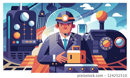Locomotive Engineers are responsible for the safe operation of trains, navigating complex tracks and adhering to strict safety regulations. Locomotive Engineers are responsible for the safe operation of trains, navigating complex tracks and adhering to strict safety regulations. 124252510