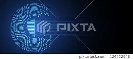 Cyber security circuit technology background Cyber security circuit technology background 124252948