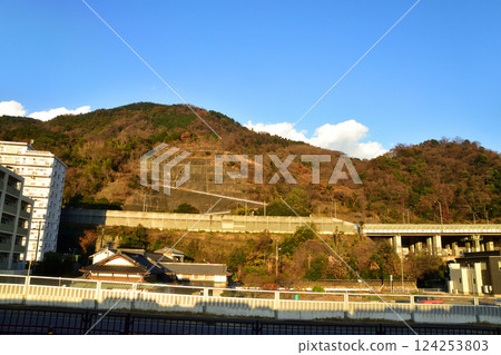 View from the train window on JR Central's Gotemba Line from Yaga Station to Matsuda Station (December 2022) View from the train window on JR Central's Gotemba Line from Yaga Station to Matsuda Station (December 2022) 124253803