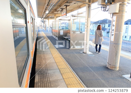 View from the train window on JR Central's Gotemba Line from Matsuda Station to Kozu Station (December 2022) 124253879