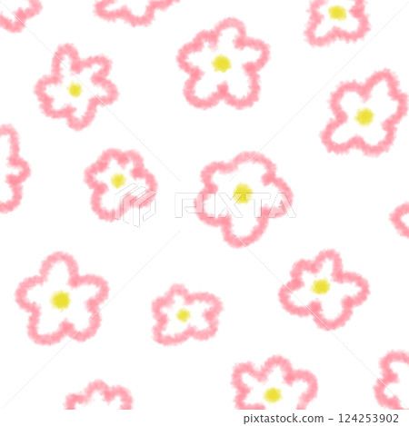 Pastel floral background illustration 5 Pastel floral background illustration 5 124253902