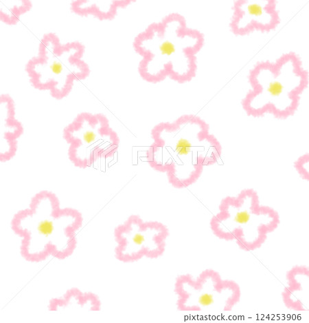 Pastel floral background illustration 9 124253906