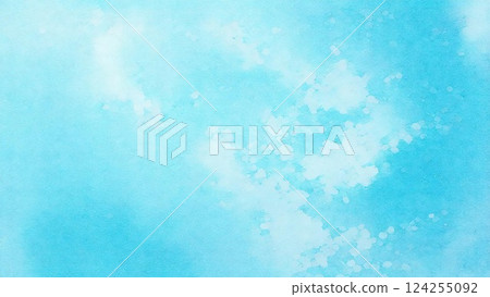 淺手繪水彩風格素材背景素材藍色淺藍色背景素材16:9尺寸AI生成素材 淺手繪水彩風格素材背景素材藍色淺藍色背景素材16:9尺寸AI生成素材 124255092