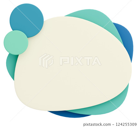 3D背景素材_流行框架_彩色 3D背景素材_流行框架_彩色 124255309