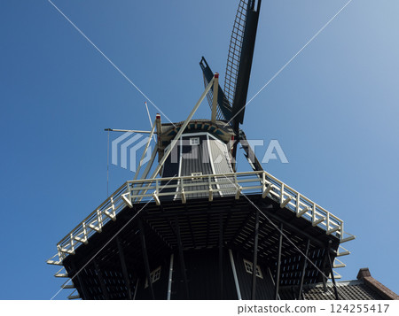 the city of Haarlem in the netherlands 124255417